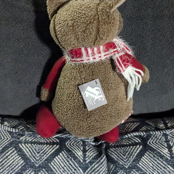 New Santa Counter Sitting Stuffed Dog - Picture 3 of 4